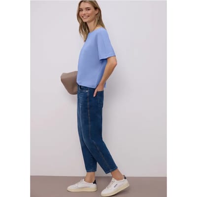 Basic Shirt met schouders