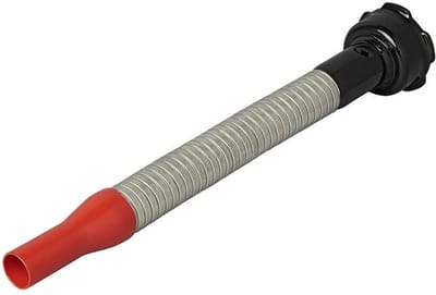 ProPlus Flexibele Schenktuit - 2x stuks - voor jerrycan - metaal - magnetische dop - 24x12 cm