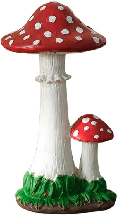 Tuinpaddenstoelen Set - Kleurrijke Figuren - Tuin Decoratie - Creatieve Ornamenten - Meerdere Maten - Multicolor