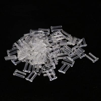 Byshayne- Compressiemouwen 100 Stuks - Frameloze Brilaccessoires - Hoogwaardig Materiaal - Duurzaam - Praktisch - 3 Maten Optioneel - Brilhulzen