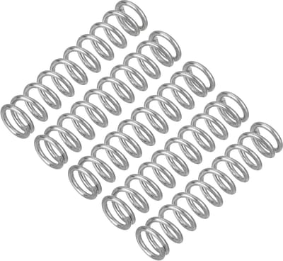 Drukveren Set - Kleine Metalen Spiraal - Apparaat Reparatie - Roestvrij Staal 304 - 1x7x30mm - Zilver