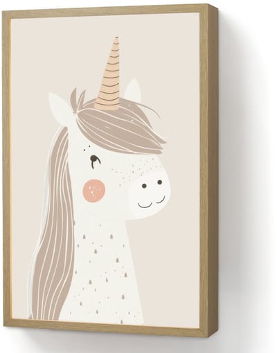 Nachtlampje 40x60 cm - Kinder lamp - Eenhoorn - Pastel kleuren - Unicorn - Tafellamp kinderkamer draadloos - Slaapkamer lampje - Bedlamp kinderen - Kinderlampje - Wandlamp babykamer - Nachtlampjes
