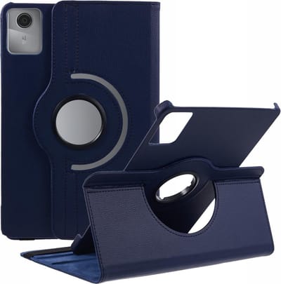 Coverup Tablethoes geschikt voor Lenovo Tab M11 Hoesje - 360° Rotating Book Case - Blauw