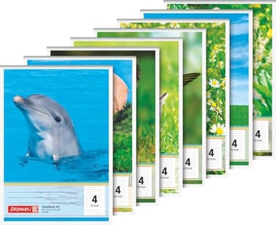 Schoolblok A5 Gelinieerd - 50 Vel - Diverse Dierenprints