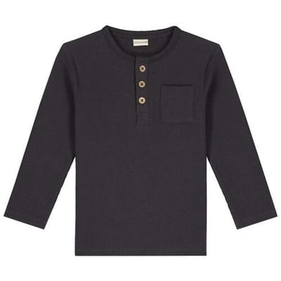 Prénatal baby shirt Dark Stone Grey 56 heren
