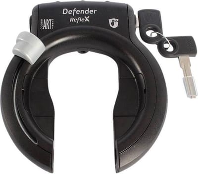 Axa Ringslot Defender Reflex Met 140cm Reflex Insteekketting Art-2 Zwart