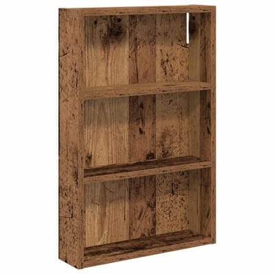 vidaXL - Badkamer - wandkast - Oudhout - 40 - x - 10 - x - 60,5 - cm - Geconstrueerd - hout