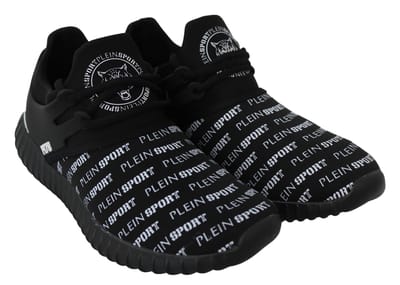 Plein Sport Heren Zwart Polyester Runner Henry Sneakers Schoenen