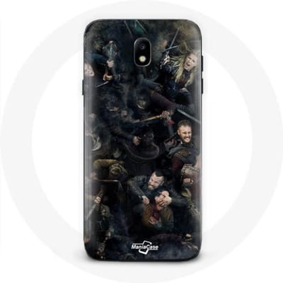 Hoesje voor Samsung Galaxy S4 Vikings Teaser seizoen 6 posterkarakters Art