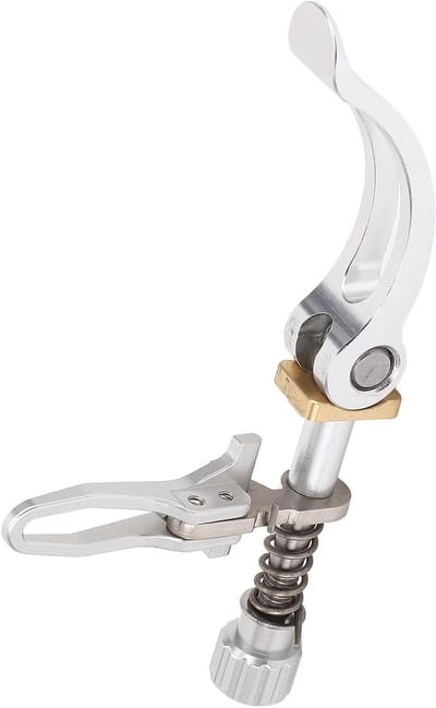 Zadelpenklem Vouwfiets - Zadelklem Fiets - Fiets Zadel Verstellen - Snelle Ontgrendeling - 318 Mm - Zilver