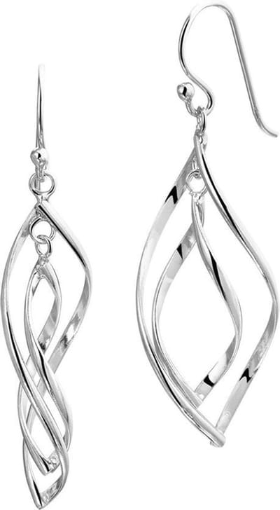 Zilver Gerhodineerd Oorhangers Franse Haak 1322881