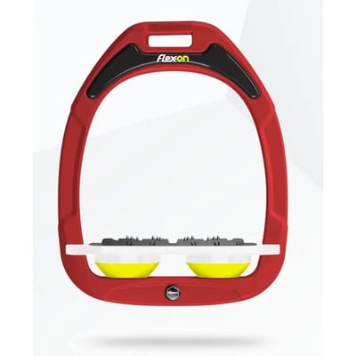 Plat Ultra Grip Beugels Rood/Wit/Geel Flex-On Green Composite