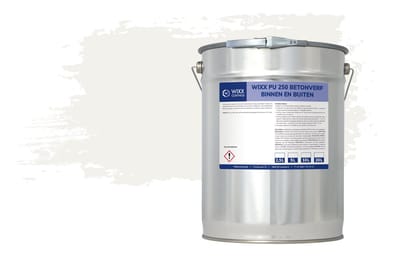 Wixx PU 250 Betonverf Buiten en Binnen - 5L - RAL 9016 | Verkeerswit