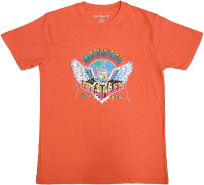 Van Halen - Eagle '84 Heren T-shirt - S - Oranje