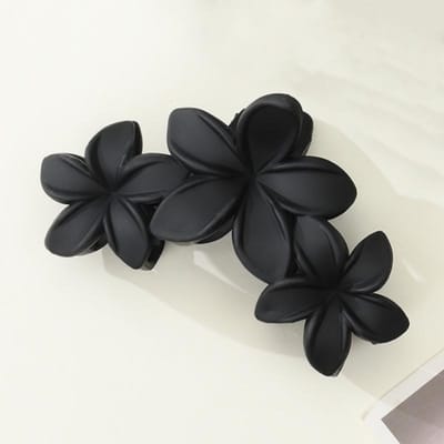 Effen Kleur Mat Plastic Bloem grote Haar Klauw Clip Groot Trendy Pastel Rechthoekige Hars Haarclip Klauw voor Vrouwen Meisjes