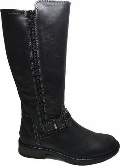 Kickers sierrits lange lederen laarzen Wisal zwart mt 30
