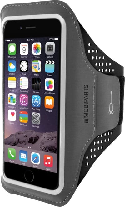 Hardloop Sportarmband geschikt voor - Zwart - Mobiparts