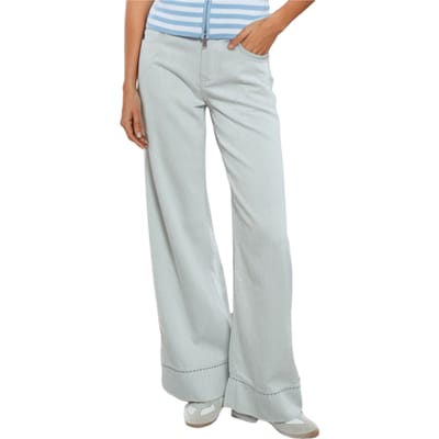 Goa Goa Jeans Vrouw Vera Palace Effect Bleekmiddel Wit Denim 15208209/403