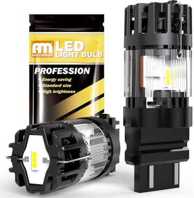 2x Canbus LED Lampen T25 P27/7W Wit 6500K - Foutvrij 12V voor Achteruitrijlicht, Remlicht & DRL