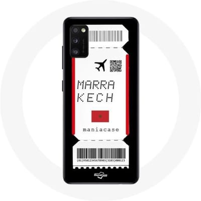 Hoesje Samsung Galaxy A41 Vliegticket marrakech