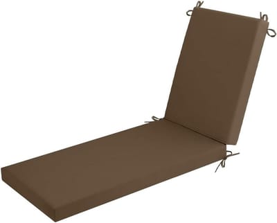 Ligstoelkussens - Tuinkussen Lounger - Buiten Ontspannen - Antislip & Waterdicht - 178x59 cm - Bruin