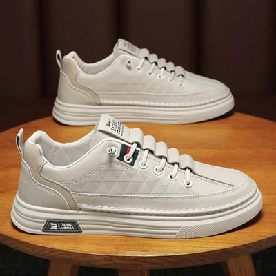 Hoge Kwaliteit Heren Leren Schoenen Nieuwe Stijl Casual Sneakers Mode Veelzijdig Instappers Heren Platte Loafers Zapatos De Hombre 39 brown