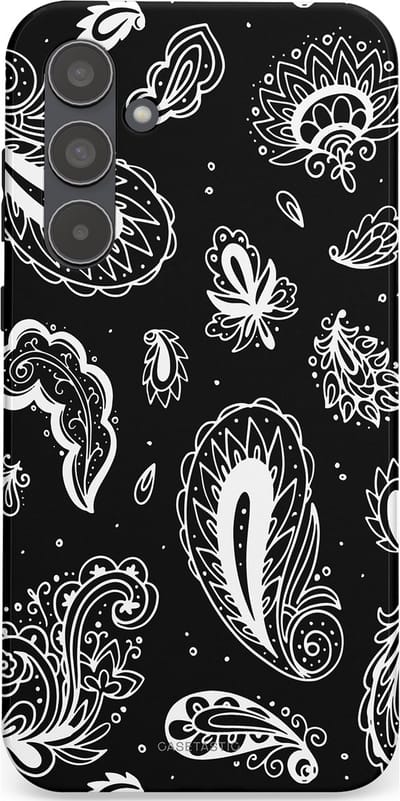 Casetastic Hoesje Geschikt voor Samsung A55 - Stijlvolle Beschermende Duo-layer Case - Paisley pracht