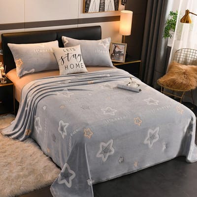 Koraaldeken Kussen Flaneldeken Pluche Bed Huishoudelijk Dekbed Dik Warm Bankdeken 150*200cm