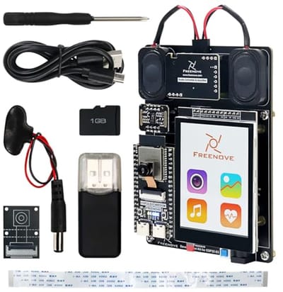 Ontwikkelingskit voor ESP32-S3 met Camera, Microcontroller, Touchscreen en Sensoren