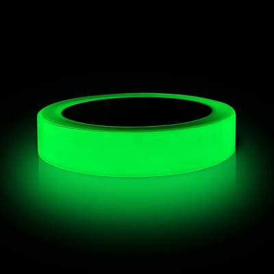 Groene Fluorescerende Tape 2cmx5m - Glow in the Dark Waarschuwingsband voor Veilige Orientatie, Trapmarkering en Wandbeveiliging