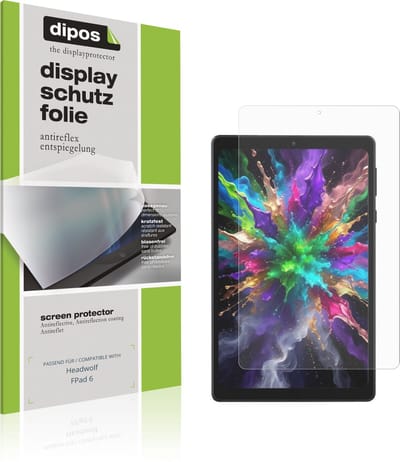 dipos – 2x Matte Beschermfolie geschikt voor Headwolf FPad 6 | Krasbestendige & antireflecterende Screenprotector Ultra-Thin