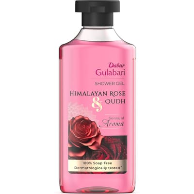 Dabur Gulabari Himalayaanse Roos & Oudh Douchegel 250ml | Sensueel Aroma | Luxueuze Body Wash | Stralende Roosgloed | Zeepvrij & Parabenenvrij