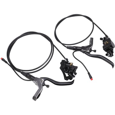 Fiets Schijfremset Gevoelig Voor Achter Stroomonderbreking Hydraulische Remkit voor Elektrische Scooter black