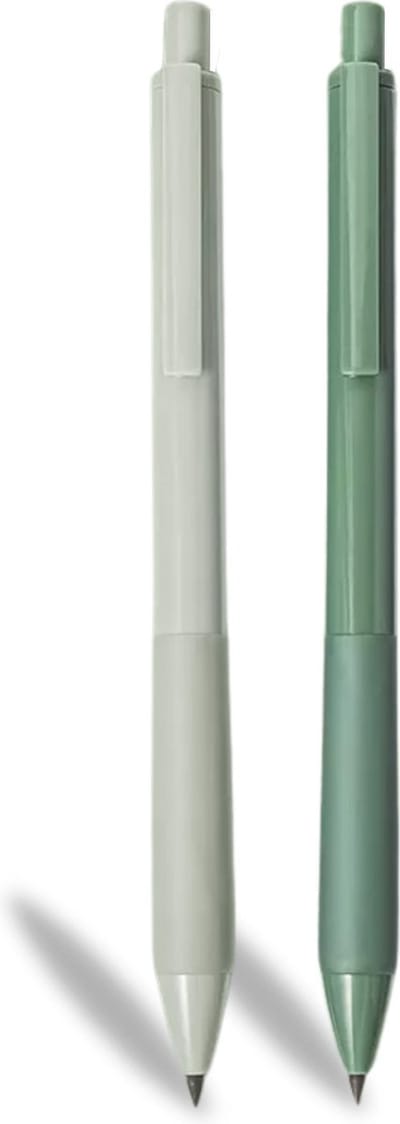 Ainy - Duurzaam eeuwig potlood groen - slijpvrije HB potlood die je etui compleet maakt | Tekenpotloden & tekenset voor jongen , meisjes , kinderen & Volwassenen | Schoolspullen voor middelbare school | Perfect voor creatief & hobby tekenen