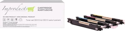 Improducts® Toner - Alternatief Hp 126A HP CE310A, CE311A, CE312A, CE313A multi pack