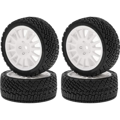 4 stuks Afstandsbediening Racewagen 68*45*27mm Banden On-Road Bandenvervanging voor Tamiya TT01 TT02 Afstandsbediening Auto Wiel Upgrade Onderdelen