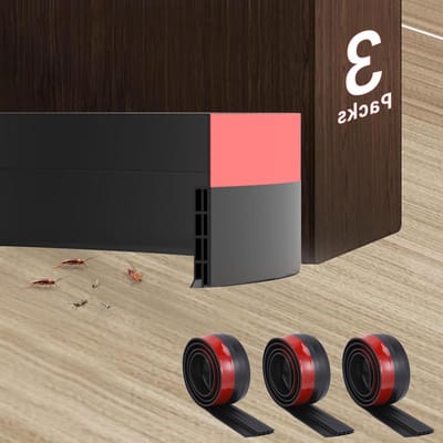 Allecto Plus - Tochtstrip 3-pack voor deuren met geluidsisolatie en windblokkering