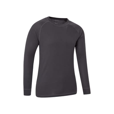 Mountain Warehouse Heren Talus Base Layer Top (Set van 2) (Houtskool)