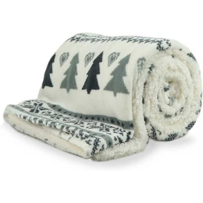 Unique Living | Wonderful plaid 130x160cm white
