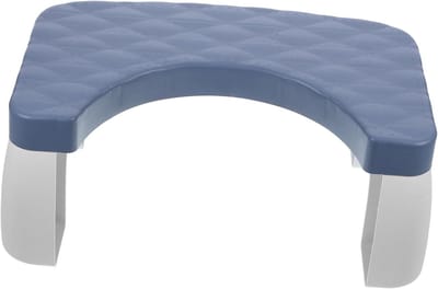Toiletkruk - Voetenbank Opstapje - Badkamer Comfort - Stabiel Ontwerp - 39x22x16.5cm - Blauw