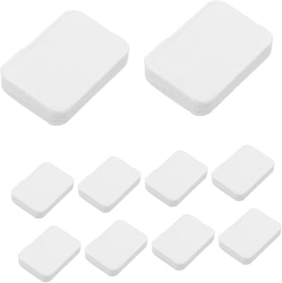 Wattenschijfjes - Make-up Pads - Gezichtsreiniging - Gecomprimeerd Ontwerp - 20 Stuks - Wit