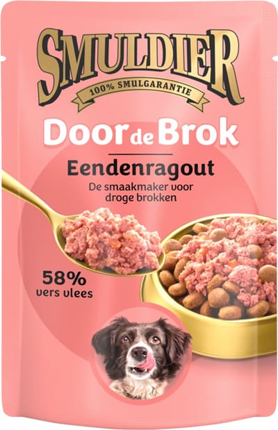 Smuldier Door de Brok Eendenragout 16 stuks | natvoer