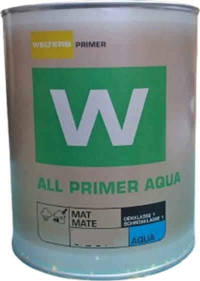 Welters Allprimer Aqua zwart 1 liter