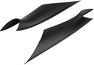 Deurgreep Binnenbekleding - Handgreep Cover Trim - Auto Interieur Upgraden - ABS+PC Materiaal - 2 stuks - Mat Zwart