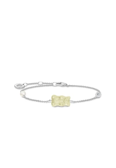 Thomas Sabo - A2151-052-14-L19V - Armband - 925 zilver - Dames - Goldbär wit - 16-19cm