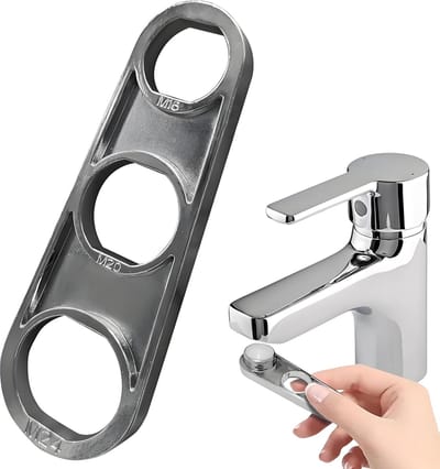 Moersleutel - steeksleutel - moersleutel verstelbaar - 1 stuk - Multifunctionele sleutel - Handgereedschap Verstelbare moersleutel - kleur pistool - 9.2cm - Gebruiksbereik: 16+18+20+22+24+28mm