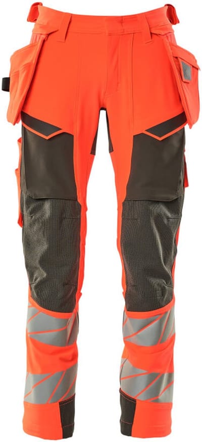 Mascot Accelerate Safe Broek met spijkerzakken 19031-711 - hi-vis rood/donkerantraciet - C46 - 76
