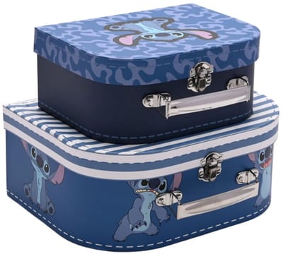 Disney's Stitch bewaarkoffertjes - Set van 2