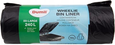 Dumil containerzakken XXL 240 liter ( 2x ) 10 stuks
