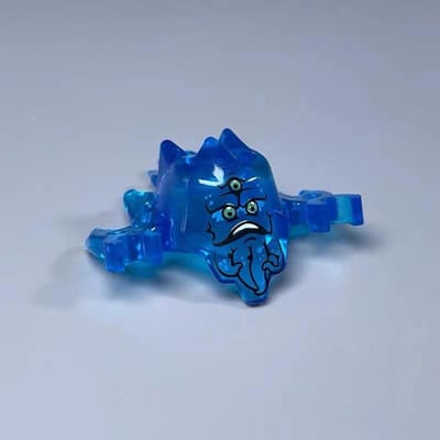 MOC 1 STUKS 19861pb01 Nachtlampje Spook Monster Bouwstenen 70738 Helm Bijlagen Baksteen Deeltje Speelgoed Kinderen Halloween Cadeau